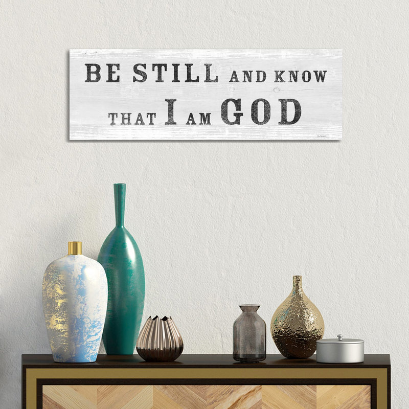 Signs Of Faith V by Sue Schlabach - Wrapped Canvas Panoramic Print, 30.48 cm H x 91.44 cm W x 1.91 cm D