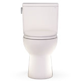 TOTO Glaston Two-Piece Elongated 1.28 GPF WASHLET+ and Auto Flush Ready Universal Height Toilet with CEFIONTECT and SS124 SoftClose Seat, Sedona Beige - MS472124CEFG#12