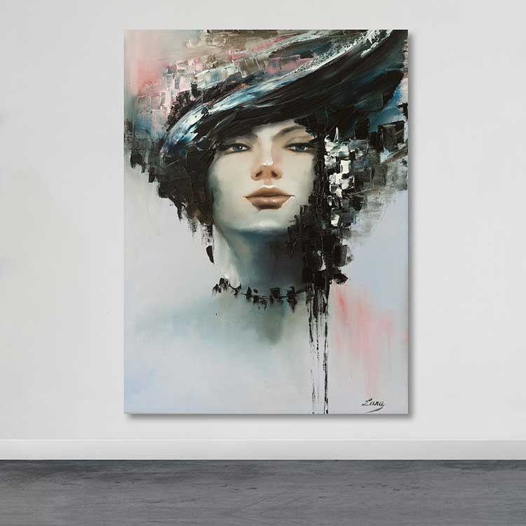 Peinture décorative sur toile