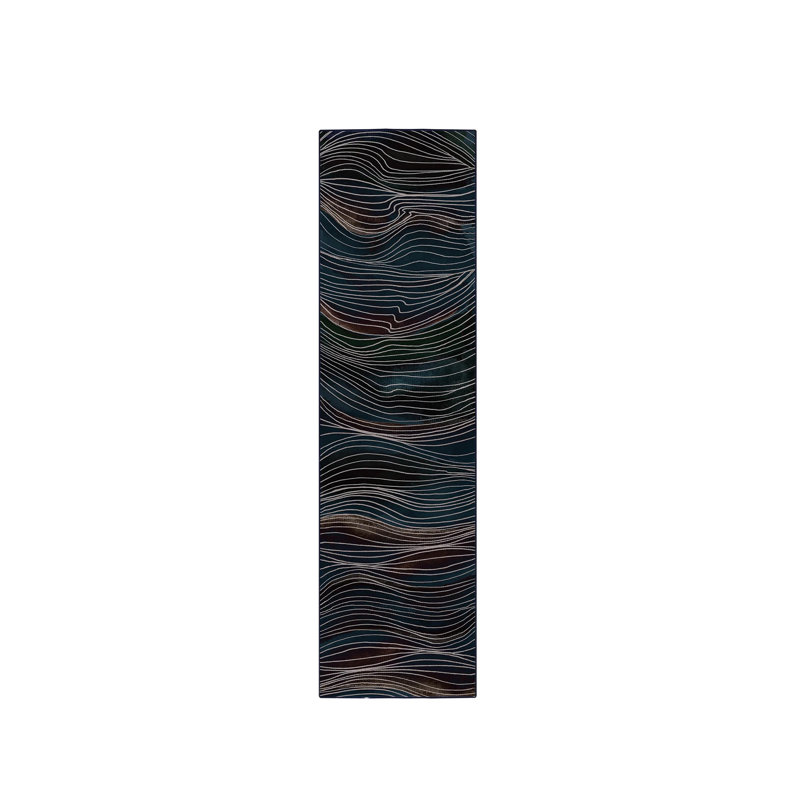 Abstract Indoor Rug, Runner 2'9" x 10'