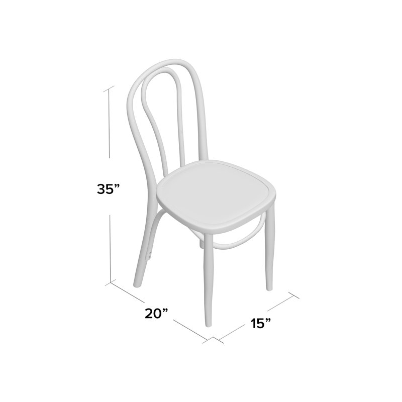Chaise en bois Eon ', Noyer