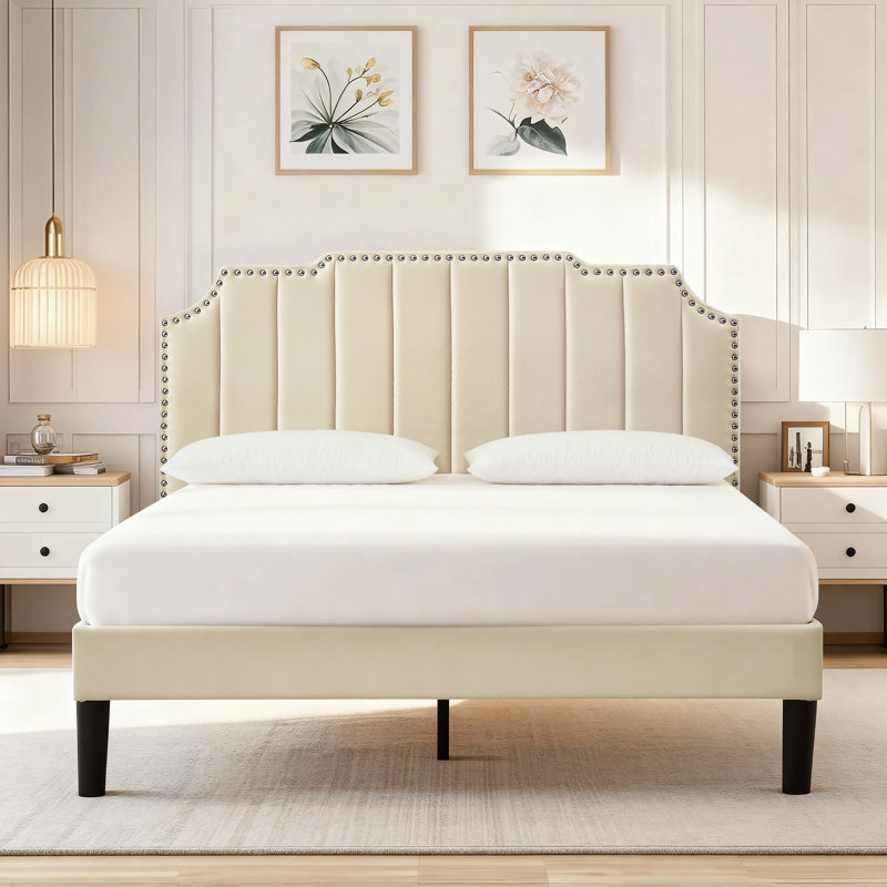 Ensemble de chambre à coucher Arlindo, Gris, Double