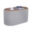 Natural Storage Ottoman with Reversible Wooden Tray Top-1696971639
