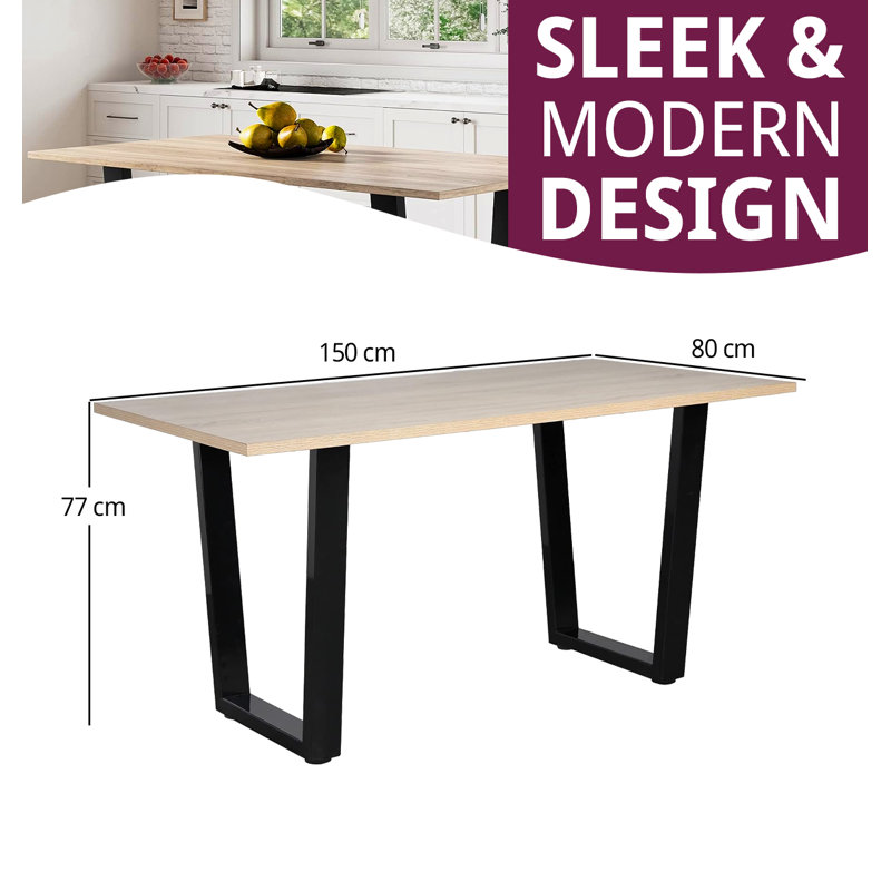 Antigua Metal Base Dining Table