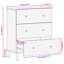 Georgina 60cm W 3 - Drawer Chest of Drawers