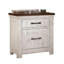 Table de chevet en bois massif vieilli 1pc
