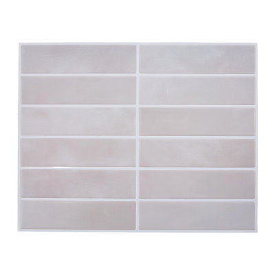 10Pcs Self-Adhesive Wall Tile Stickers