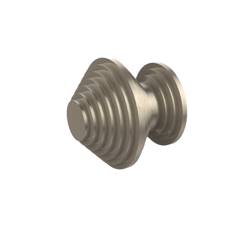 Morosini 1 Length Novelty Knob, Antique Pewter