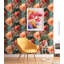 Papier peint à motif floral pelez et collez