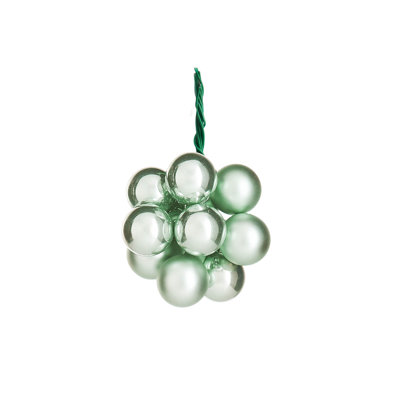 11cm Solid Colour Glass Ball Ornament