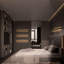 Danazia Black LED Flush Mounted Sconce-1633034432-1633034435