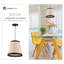 Luminaire tambour suspendu 1 lumière Odessa