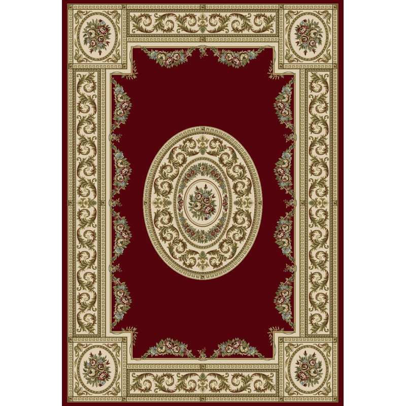 Oriental Indoor Rug, Rectangle 3'11" x 5'7"