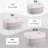 Rectangle Woven Blanket Storage Basket 65L, Decorative Laundry Basket for Toys Dirty Clothes Magazine Nursery Living Room