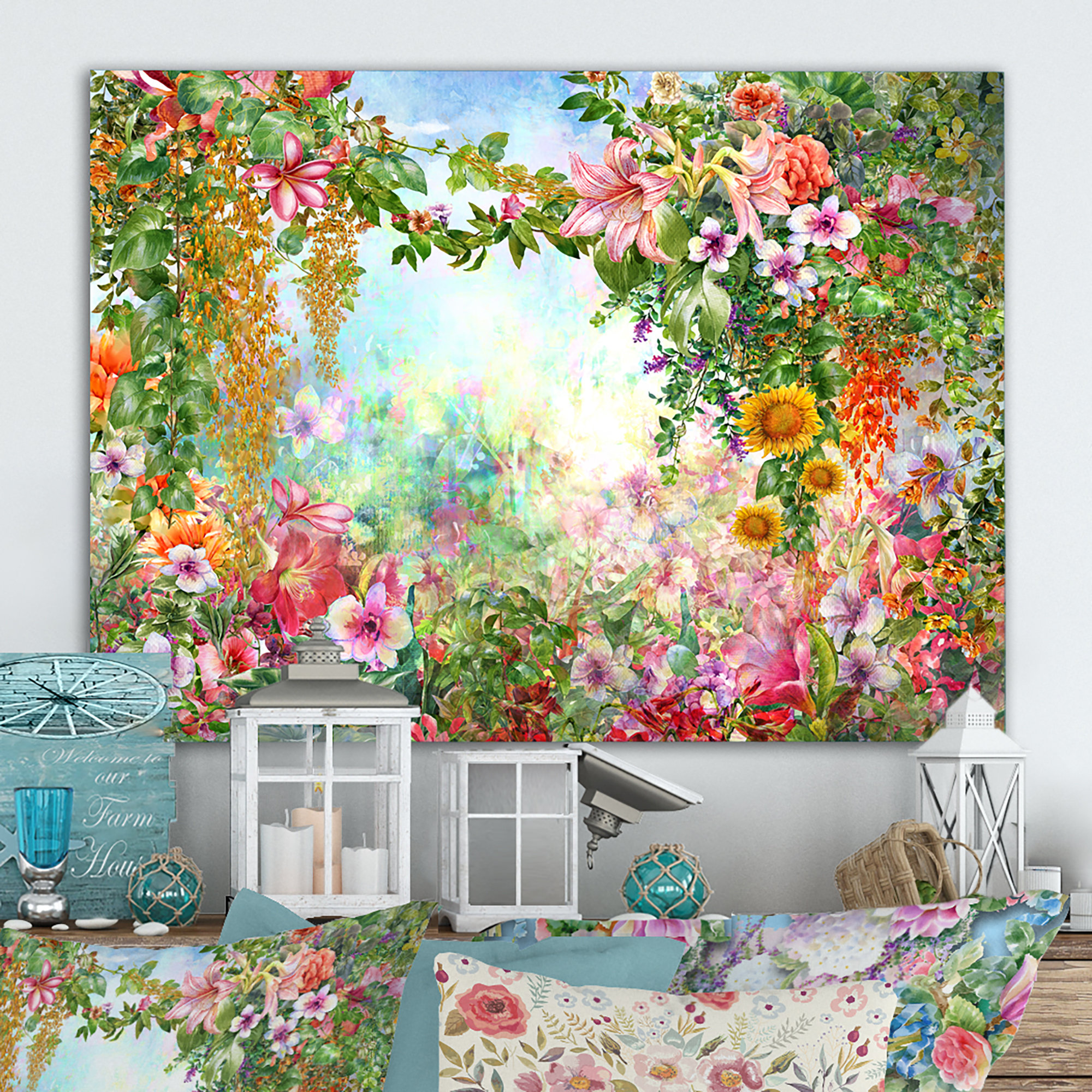 Winston Porter Multicolor Spring Flowers Impression VIII - Traditional ...