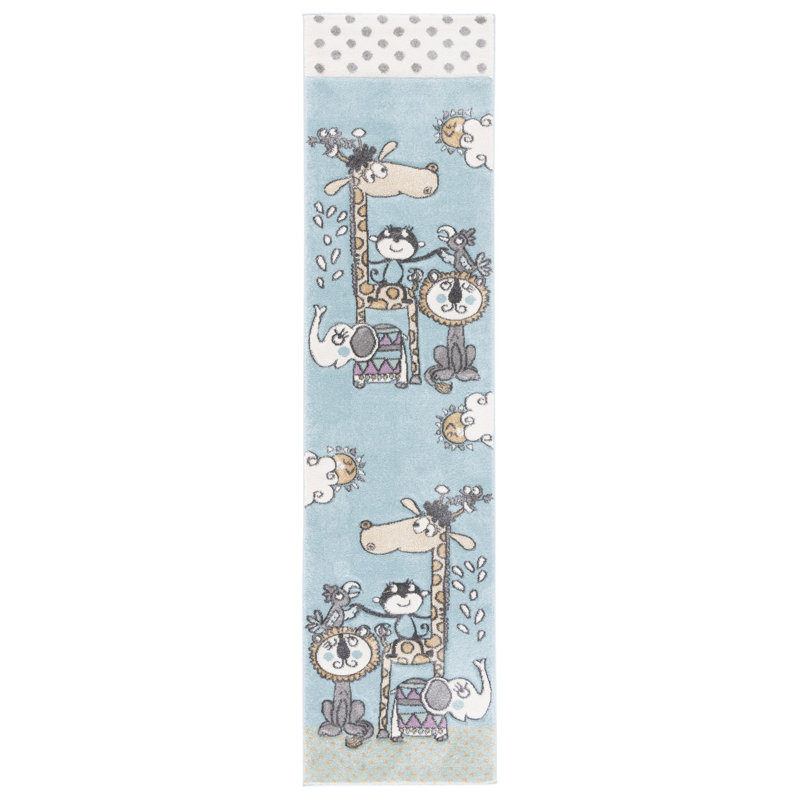 Tapis bleu Burgan, Tapis de couloir 2 pi x 8 pi