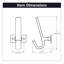 Brighton Collection Hook - 4-5/16" x 2-1/8 " - Farmhouse Entryway Hook for Coats, Hats & Bags-1506594574