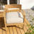 Wood Club Chair With Seat Cushion-390539938