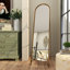 Miroir de plancher autoportant pliable en métal