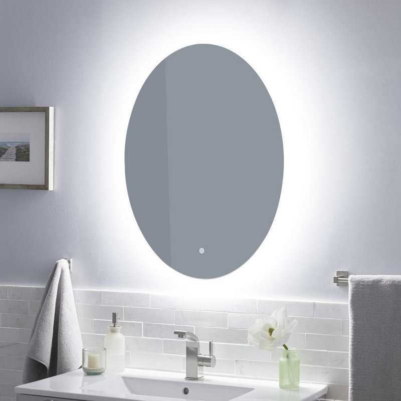 Miroir de salle de bain lumineux Fahlman, 31.5" x 23.625"