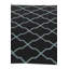 Tapis noir 5 x 8 Percy