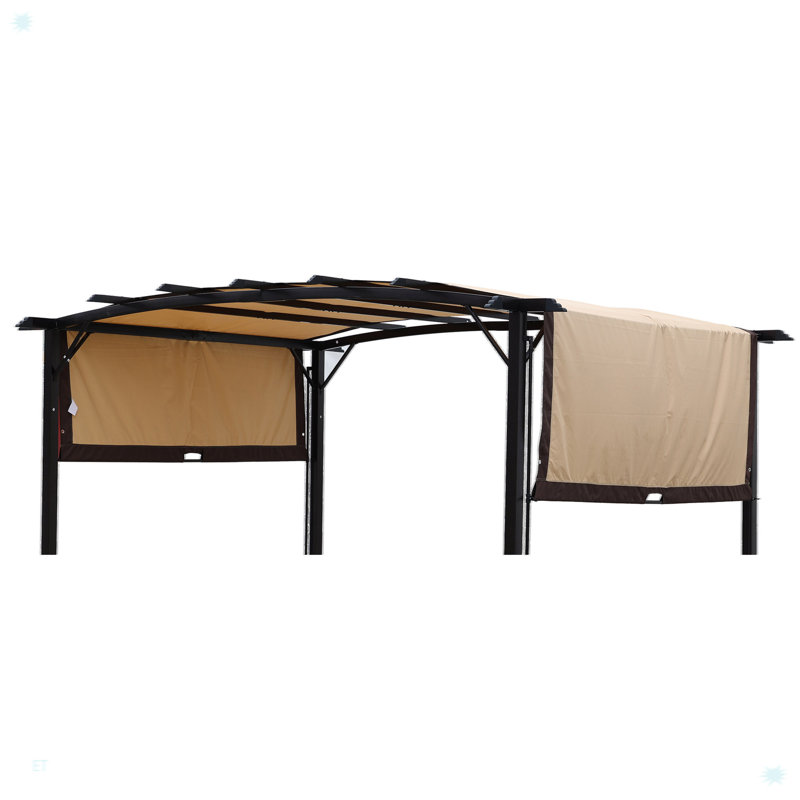Universal Canopy Cover Replacement Curved Outdoor Pergola Structure