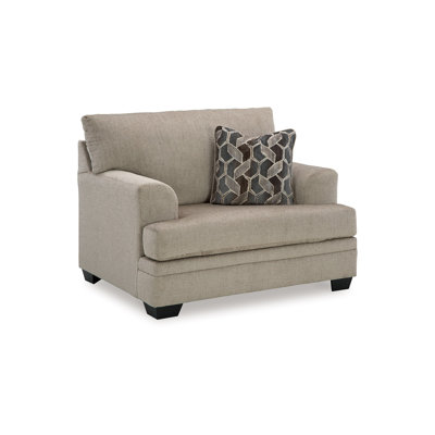 Ead Oversized Accent Chair, 1 Accent Pillow,  Polyester