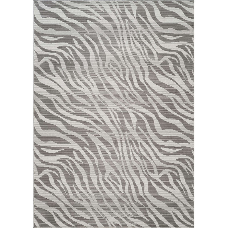 Gray Area Rug, Rectangle 7'10" x 10'6"