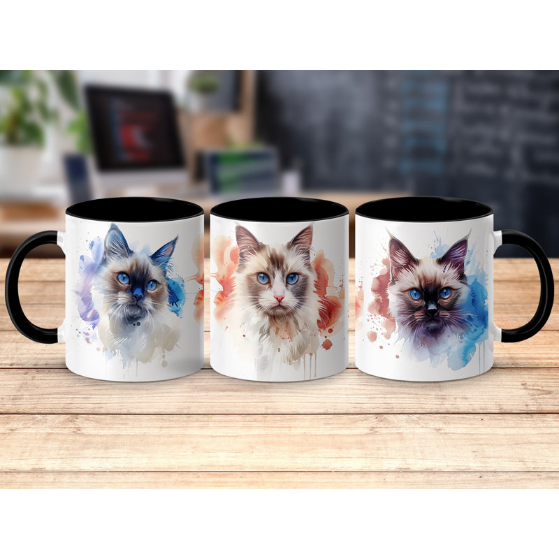 Ceramic Coffee Mug, 2, Black