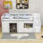 Jadalyse Kids Twin 1 Drawers Wood Loft Bed with Shelves-29602479