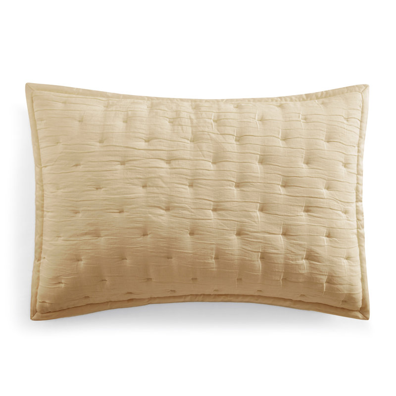 Meditate Linen Blend Sham, Ivory, King