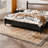 Large Area Rug Anti-Skid Tear-Resistant Floor Mat Vintage Brown Green-1928197151