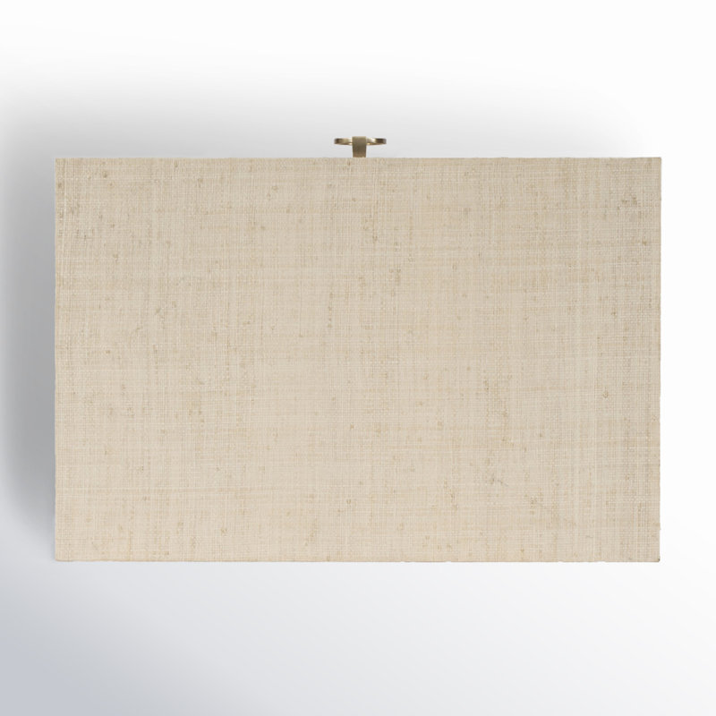Bar Harbor Raffia 1 Drawer Nightstand, Natural