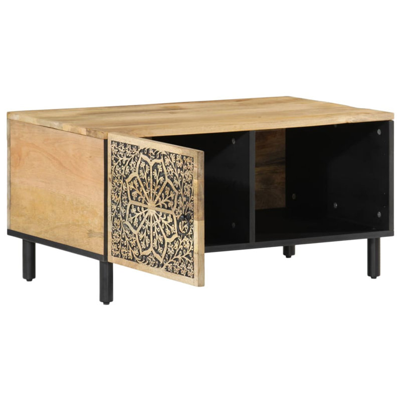 Alejandra Four Leg Coffee Table with Storage