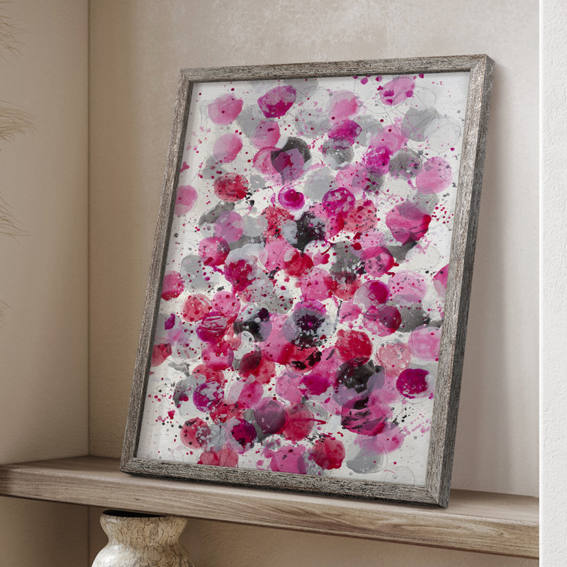 Bouquet Framed Print - Solid Wood, 11" H x 9" W