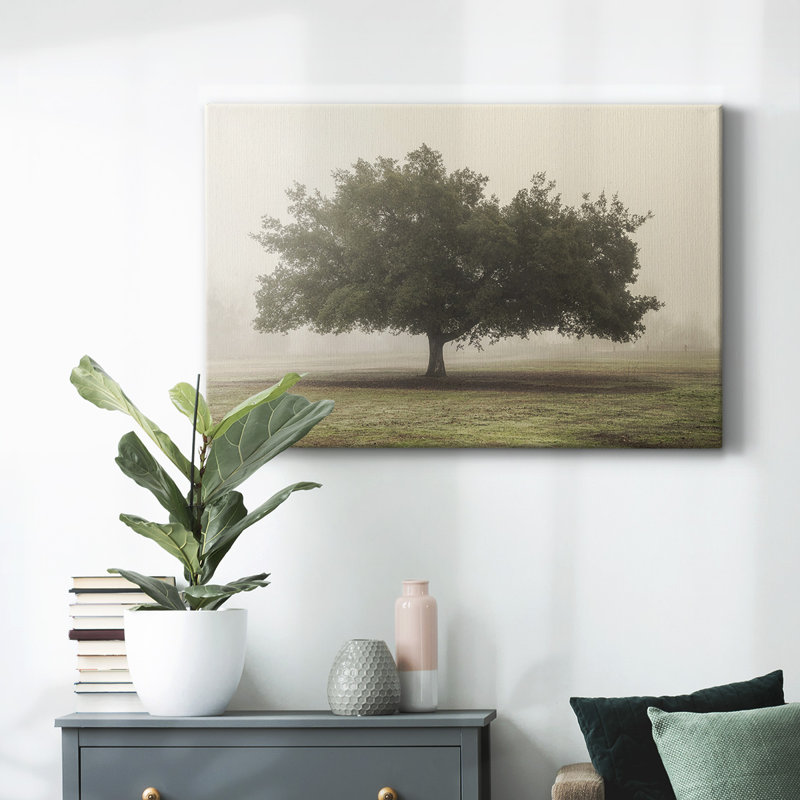 «Trees in the Fog II», toile tendue avec châssis, H 40 po x l 60 po