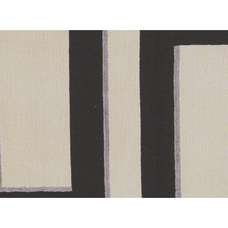 Hand Knotted Area Rug in White