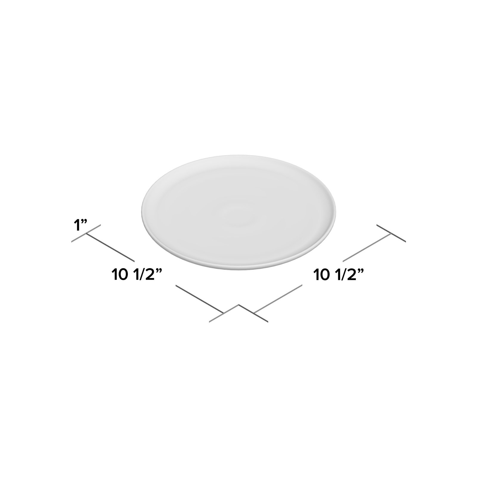 Leitch 10.5" Melamine Dinner Plate