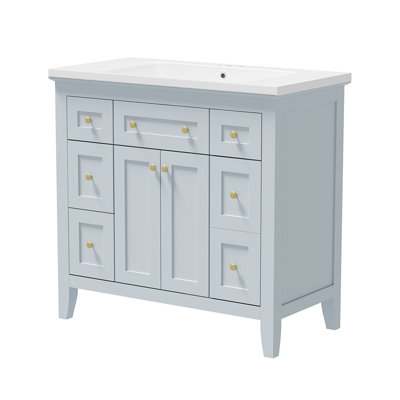 Armoire de salle de bain à 6 tiroirs Bathroon