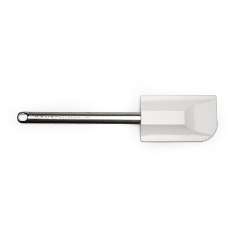 Design Imports Spatula / Turner, White, 2.5" W x 11" L