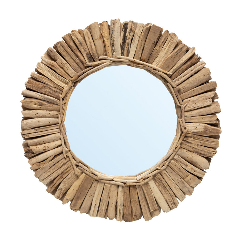 Indianola Shell Round Mirror