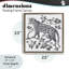 Cadre flottant à motif léopard monochrome, design par lettré et doublé-1038713559-1038713553