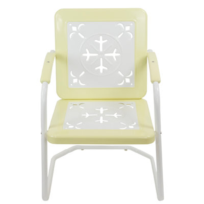 Fauteuil carré d'extérieur 35 po Tulip