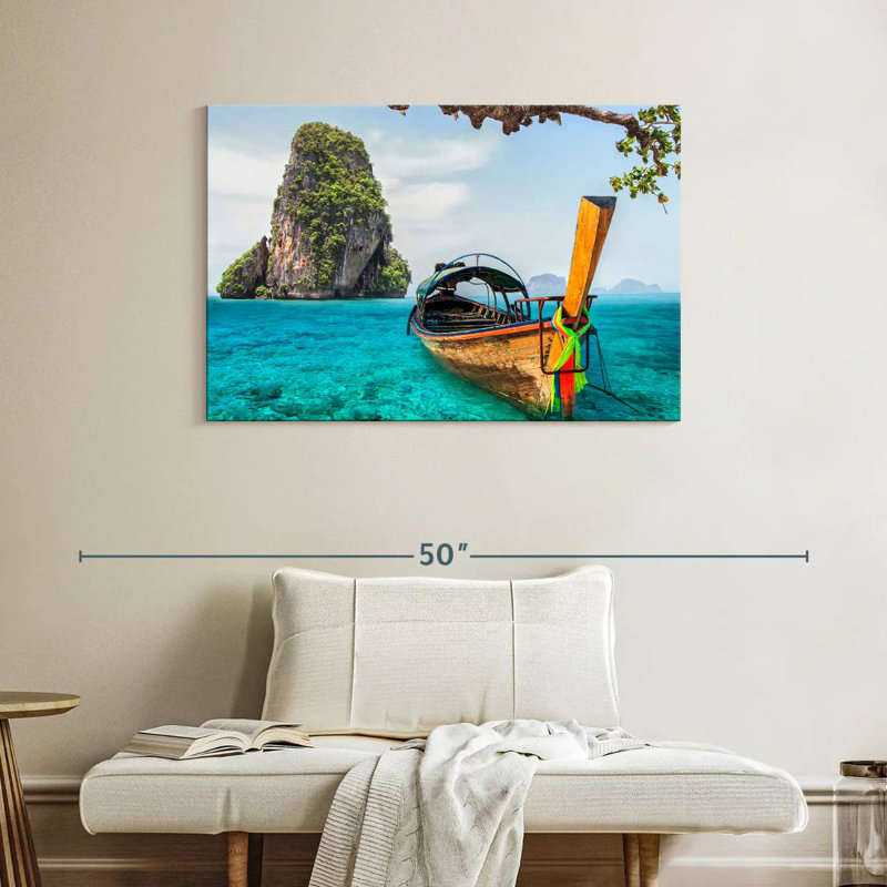 Bateau Mehar Railay Beach, H 26 po x l 39 po