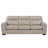 Barton Leather Sofa & Loveseat Set, Taupe