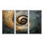 Bronze vortex tourbillon de sagesse - ensemble de salon abstrait spirales abstraites-111764462-111764463