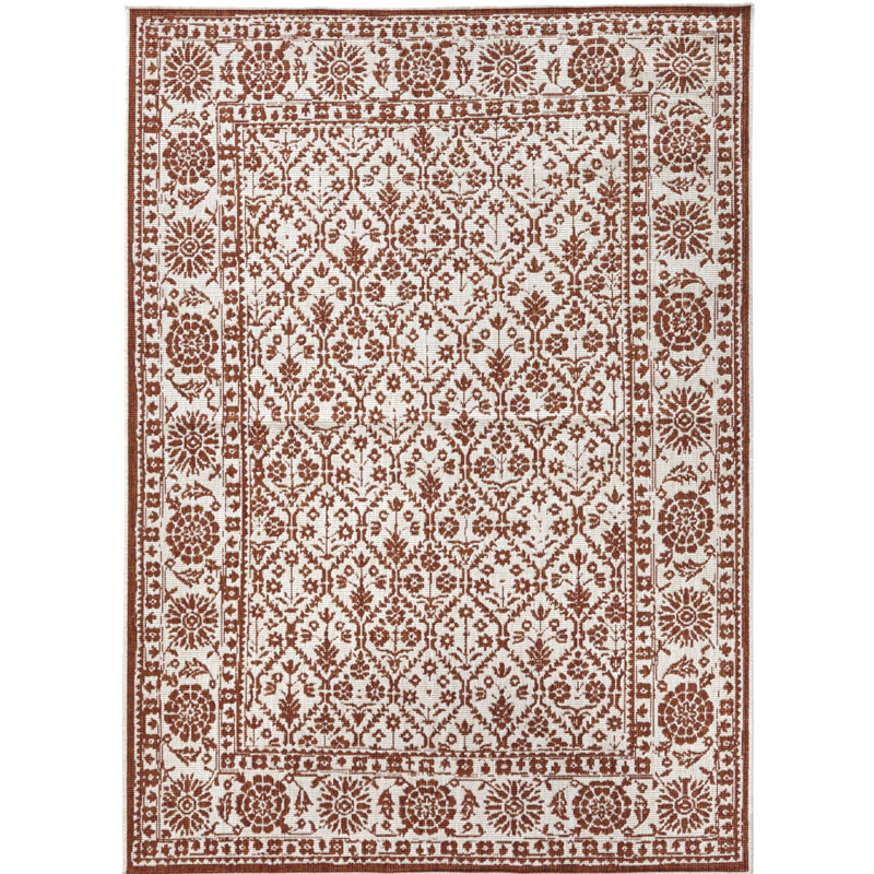 Curacao Flatweave Orange Rug, Rectangular 200 x 290cm