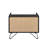 One Drawer Nightstand With Open Compartment