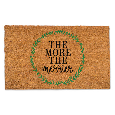 Tapis de porte d'extérieur 30 po x 18 po Mounir More the Merrier
