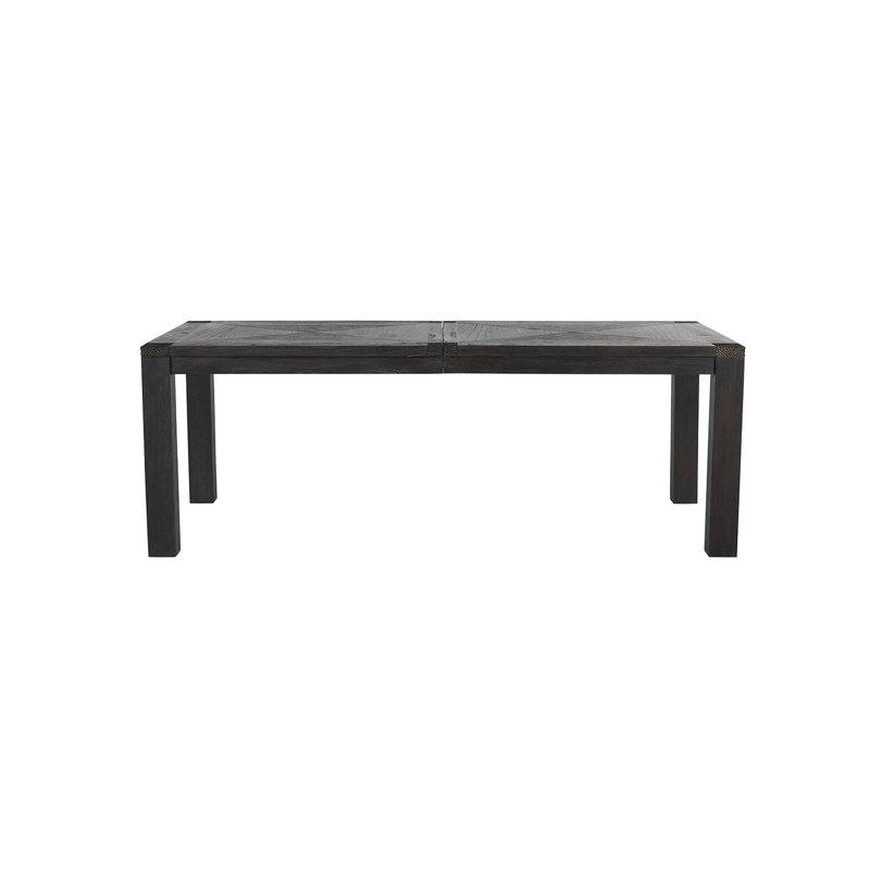 Beckett Dark Gray Cerused Extendable Rectangular Dining Table
